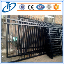 Hot sale 2.4m*2.0m black garrison fence