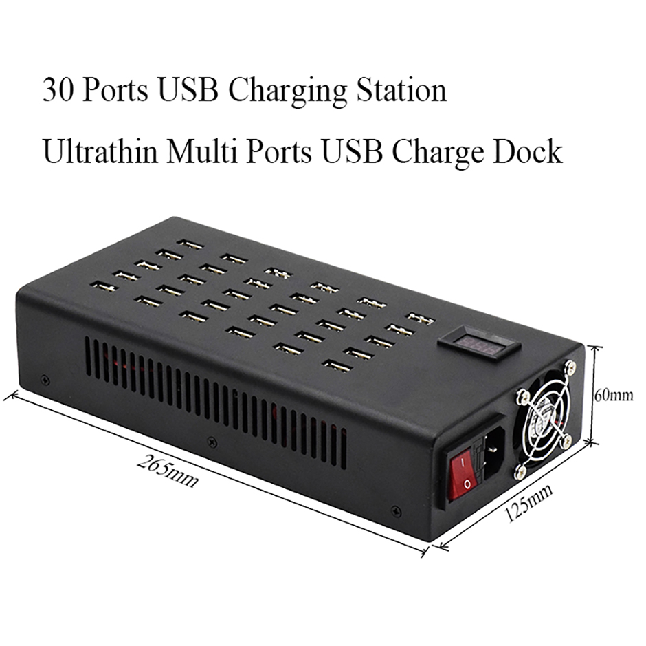 30 ports du chargeur USB multiport