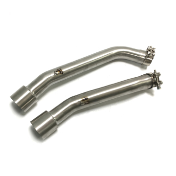 304 Stainless Steel Motorcycle Exhaust System for GSR250/GW250 Inazuma (2012-2017): Double Middle Link Pipe and Connect Exhaust Muffler