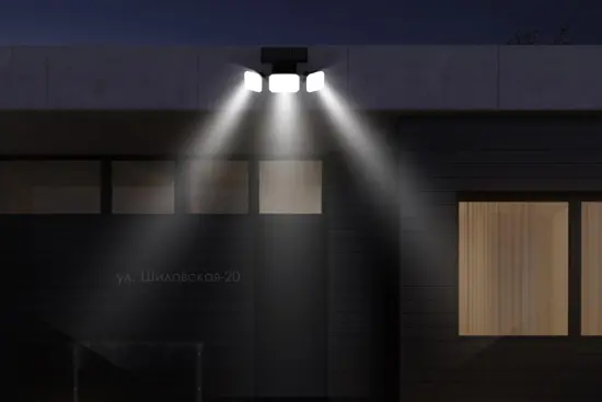 Solar Flood Lights Adjustable Head Wide Lighting Angle