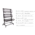 Supermarket Magazine Display Rack With Wheels