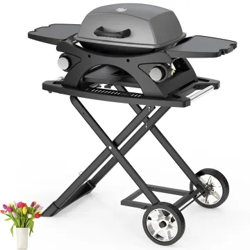 Outdoor Portable LPG Gas Grill Hi-Quality Cast Iron Grid
