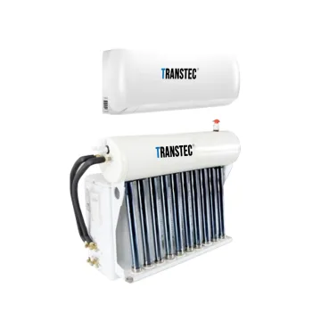 High Efficiency Hybrid Solar Thermal Air Conditioner with Vacuum Tubes - Saves 30%-50% (9000BTU)