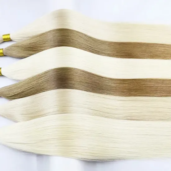 100% Human Hair Bulk Wholesale - 613 Straight Hair in Bulk