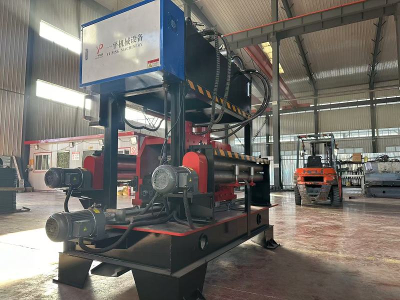A flat bridge punching machine