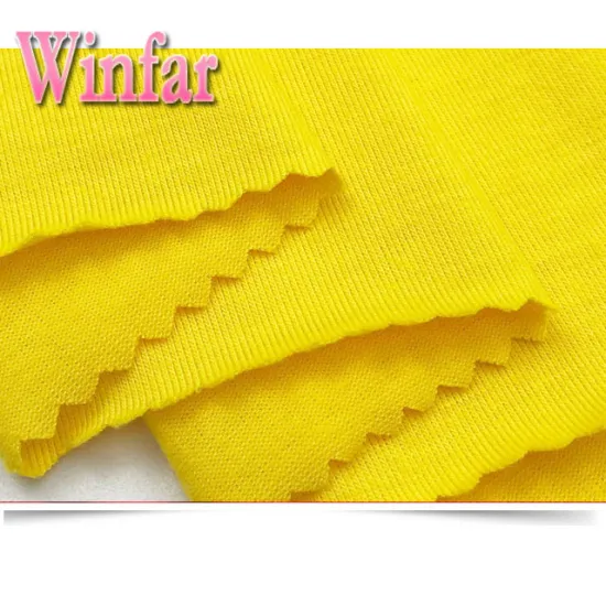 Polyester Solid Dye Single Jersey Knit Polyester Fabric