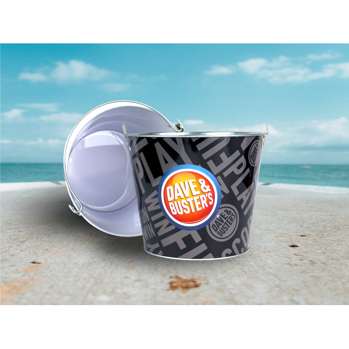 DADI 5L Galvanized Oval Ice Bucket with Handle