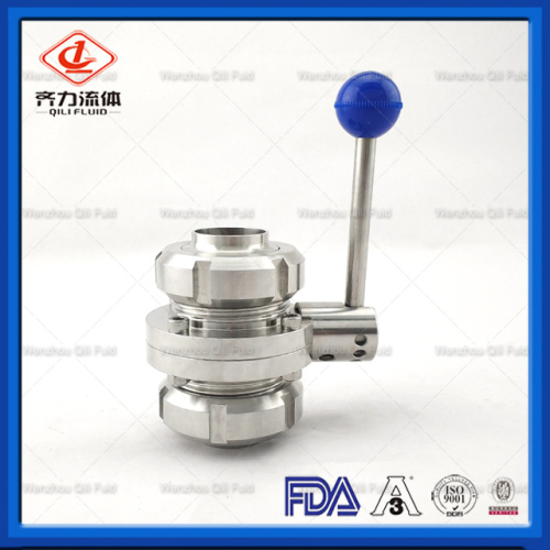 Sanitary  Butterfly Valve with Multi-Position Handle