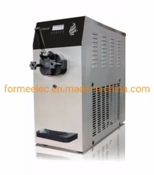 18L~20L Table Top Single Nozzle Ice Cream Machine Soft Ice Cream Maker