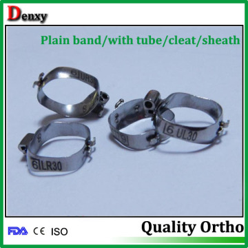 Orthodontic Molar Bands with Convertible Roth Buccal Tube