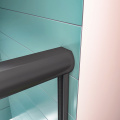 Sally Matt Black Sliding Strip ducha enmarcada de la puerta