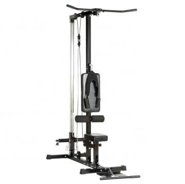 Doublewin Gym Lat Pull Down Machine, Aksesoris Baris Rendah, dan Peralatan Baris Kabel Duduk