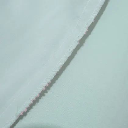 Tencel series quilt cover water blue bean paste