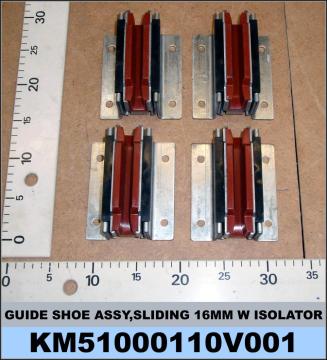 KM51000110V001 SLG20 Patin de guidage coulissant 16 mm pour ascenseurs KONE