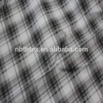 Twill Check Polyester Fabric