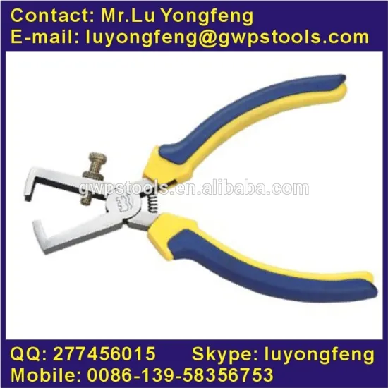 End cutting stripping pliers