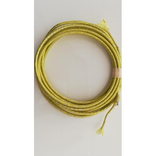 Yellow White Cable Cotton Shielding Sleeve