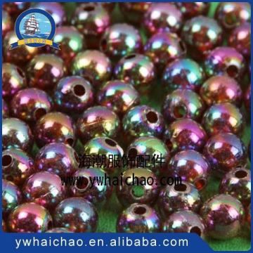 Top fashion OEM quality half round pearl plastic beads manufacturer sale