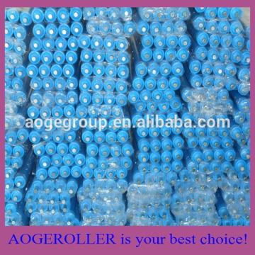 Gravity plastic belt roller