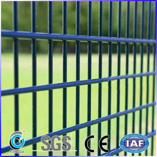 High Quality Powder coated double wire fence