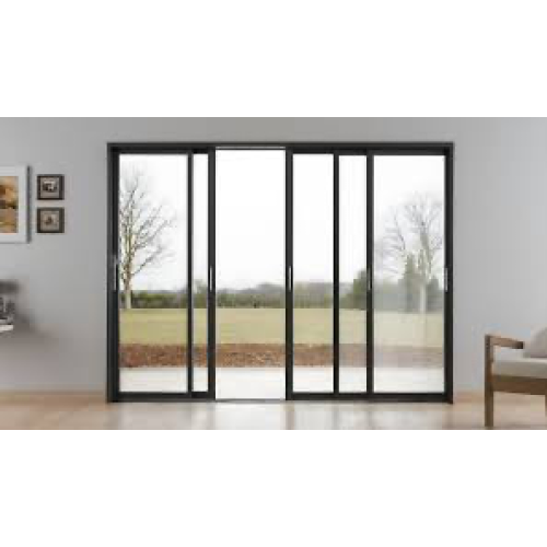 Slim Frame Aluminium Partition Glass Sliding Door