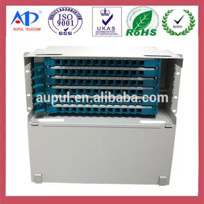 19 Inch 72 Core Optical Distribution Rack Mount