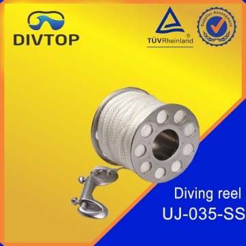 60m Diving Reel Stainless Steel Spool Finger
