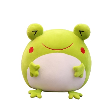 Green Frog Stuffed Animal Plush Toy - 12 Inch Custom Plush Pillow