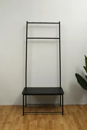 storage coat rack metal rack