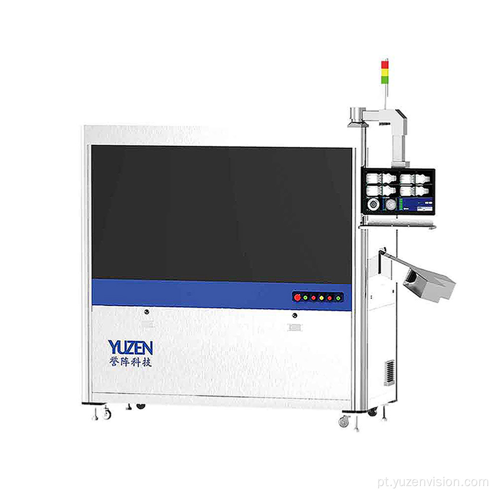 Sistema de inspeção óptica de visão de máquina