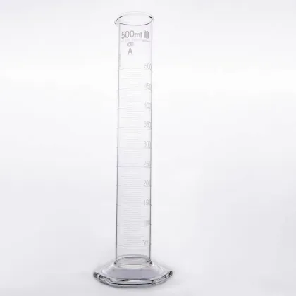 Hexagonal Base Glassware Measuring Cylinder 5ml