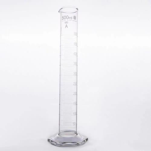 Hexagonal Base Glassware Measuring Cylinder 10ml