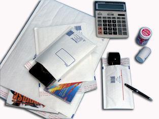 White Recycled Kraft Bubble Mailer , Kraft Paper Envelopes