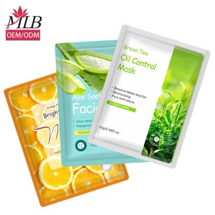 Korean Whitening and Hydrating Silk Face Mask for Skin Care