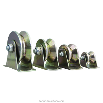 Track Mobile Gate Channel Steel Workshop V-Groove Caster Solutions