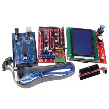 MEGA2560 r3 with 1 pc RAMPS 1.4 Controller and ICD12864 Display Kit for 3D Printer