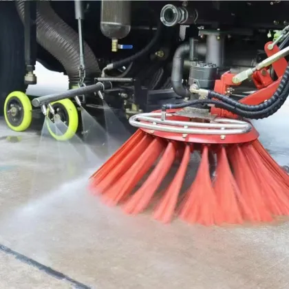 Sanitation vehicle City road sweeper Government sprinkler