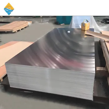 Blue PVC Film coated Smooth Aluminum Sheet 1050 1060 1100 3003 5052 5086 6082 5083 for Various Applications