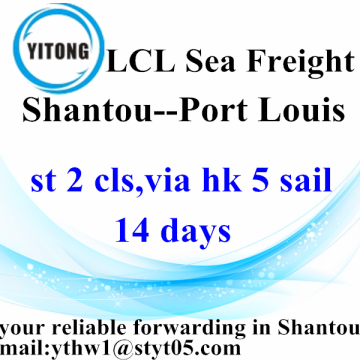 LCL Logistic Services de Shantou à Port Louis