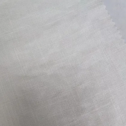 Rayon Nylon slub fabric