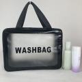 Clear PVC Stand Up Cosmetic Bag