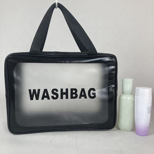 Clear Pvc Stand Up Cosmetic Bag