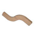 Siku tangga kayu untuk pemasangan handrail