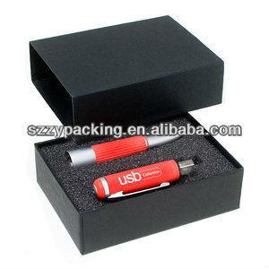 black USB box with sponge holder