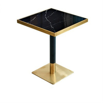 Unique Diamond shaped table Stainless Steel Base