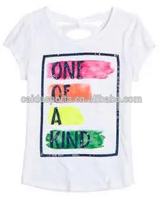 Girl's comfortable cotton short sleeve T-shirt