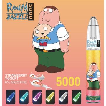 Chargeable disposable vape pen latest RandM Dazzle 5000