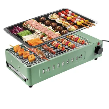 Portable Multifunction Korean BBQ Grill Pan Stove Top Electric Barbecue Grill  electric barbecue grill