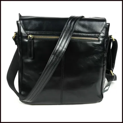 Hot designer western messenger bag real man genuine leather shoulder bag