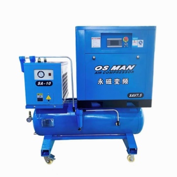 7.5KW Integrated Air Compressor With wheels